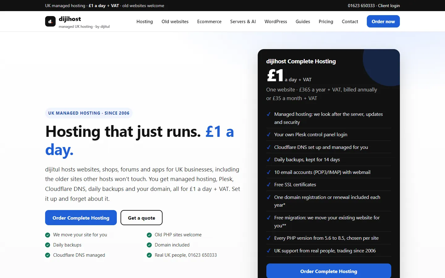 dijihost homepage