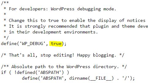 Edit Wp-CONFIG.php