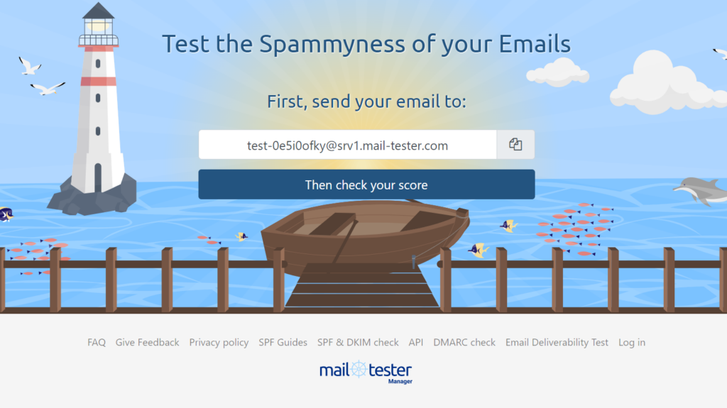 Mail-tester lets you check your Email Health for free