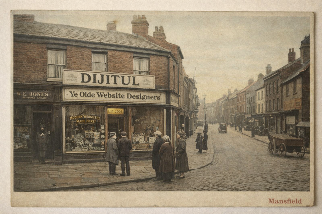 Are we one of the oldest website designers in Mansfield