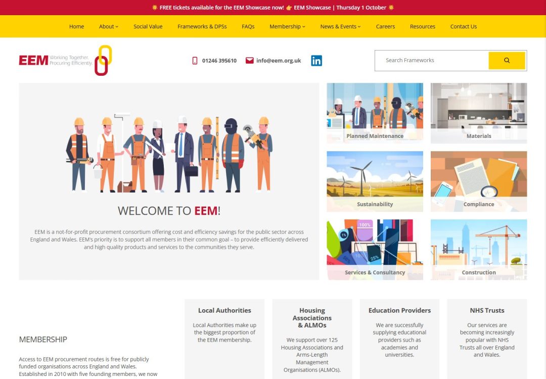 Efficiency East Midlands (EEM) website