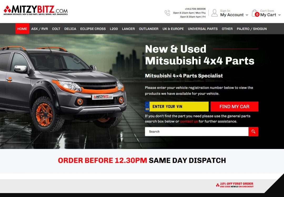 Mitzy Bitz website